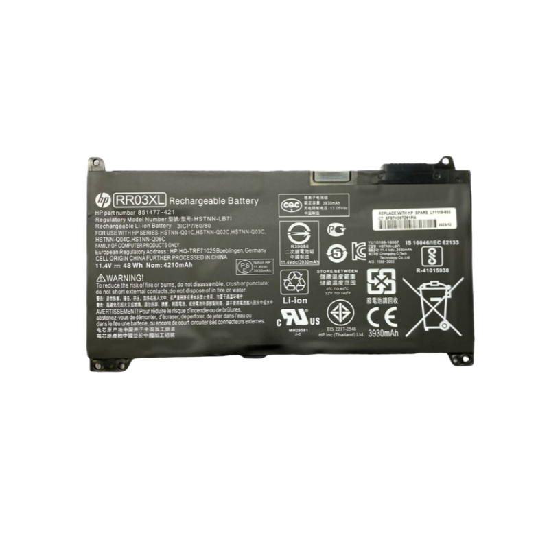 Hp RR03XL Battery For HP ProBook 430 440 450 455 470 G4 MT20 Series